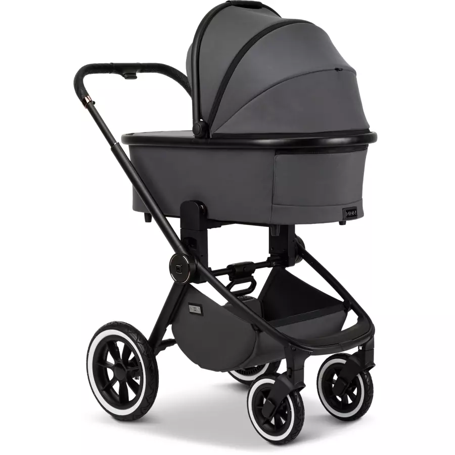 MOON Kombikinderwagen Resea Edition+ anthrazitblack matt