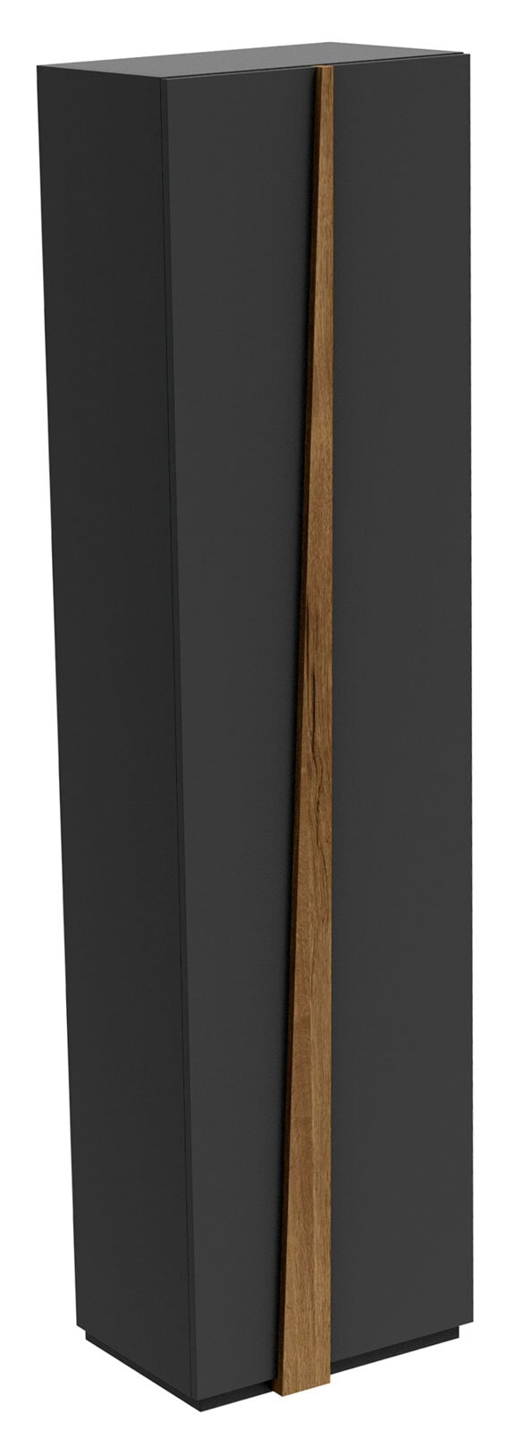 CASAVANTI Mehrzweckschrank 66 x 194 cm grau/ braun