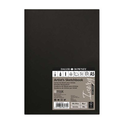 Daler Rowney A5 Ivory Soft Touch Softbound Pad: 90 GSM