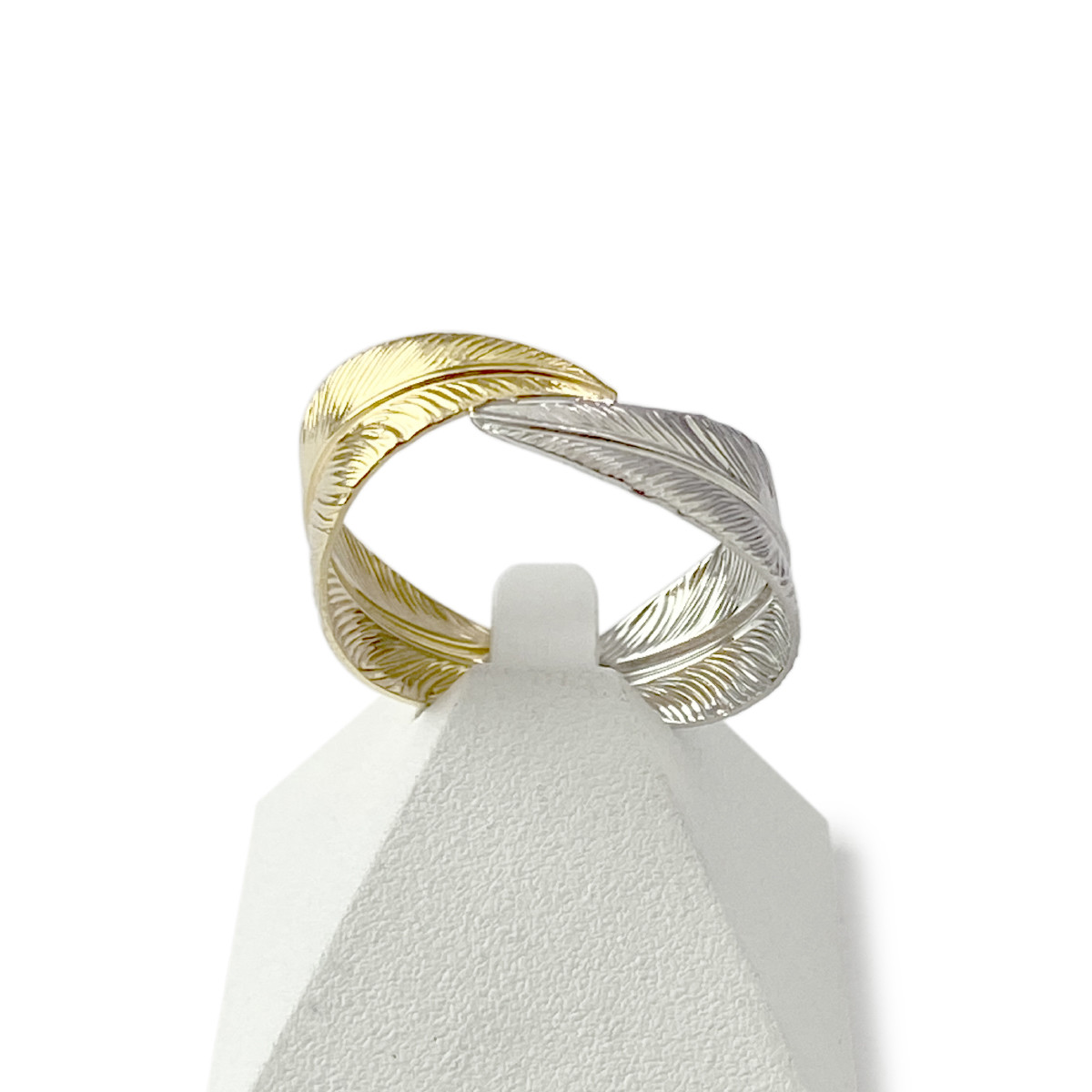 Bague d'occasion or 750 2 tons