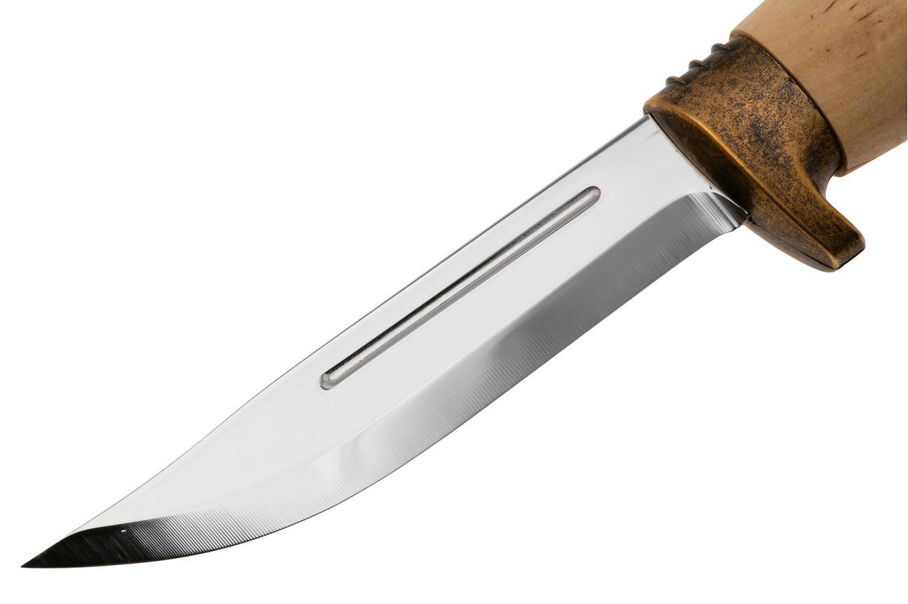 Marttiini Deluxe Classic 167015 Stainless, Curly Birch, bushcraftmes