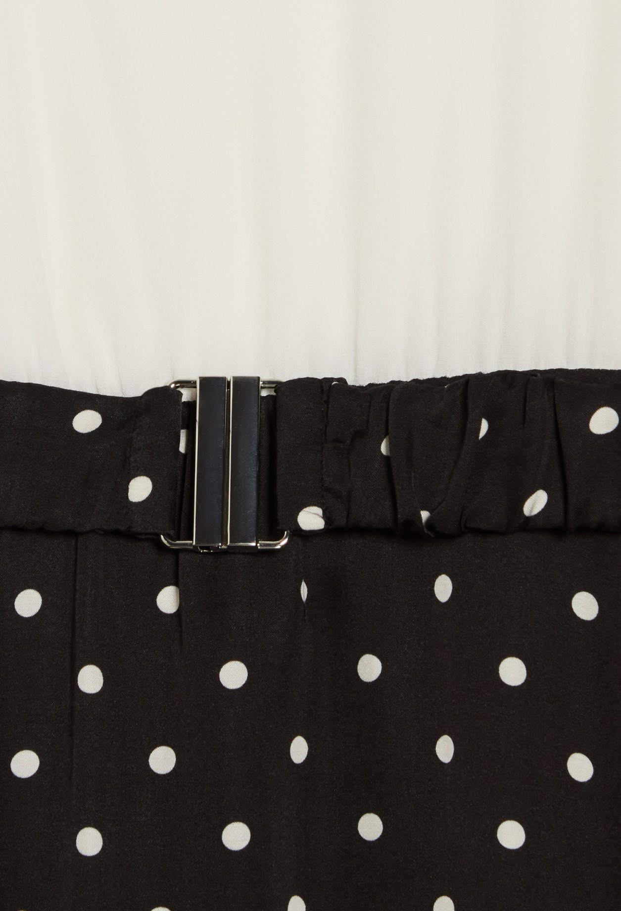 Robe midi bicolore