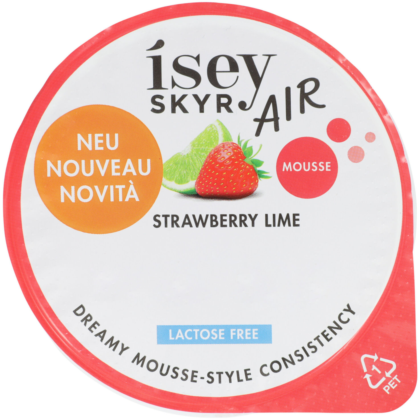 Isey Skyr air Strawberry Lime laktosefrei