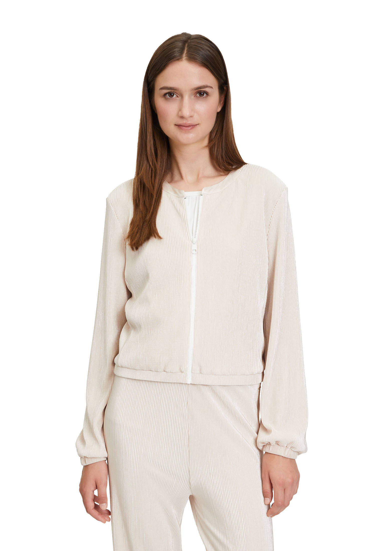 Betty & Co| Damen Blazer-Jacke mit Plissee