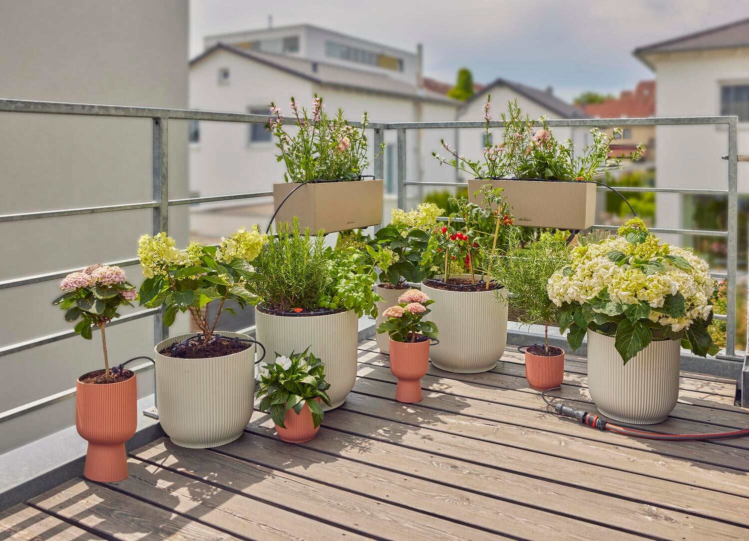 Gardena Micro Drip systeem druppelaar startset terras/balkon 15 planten