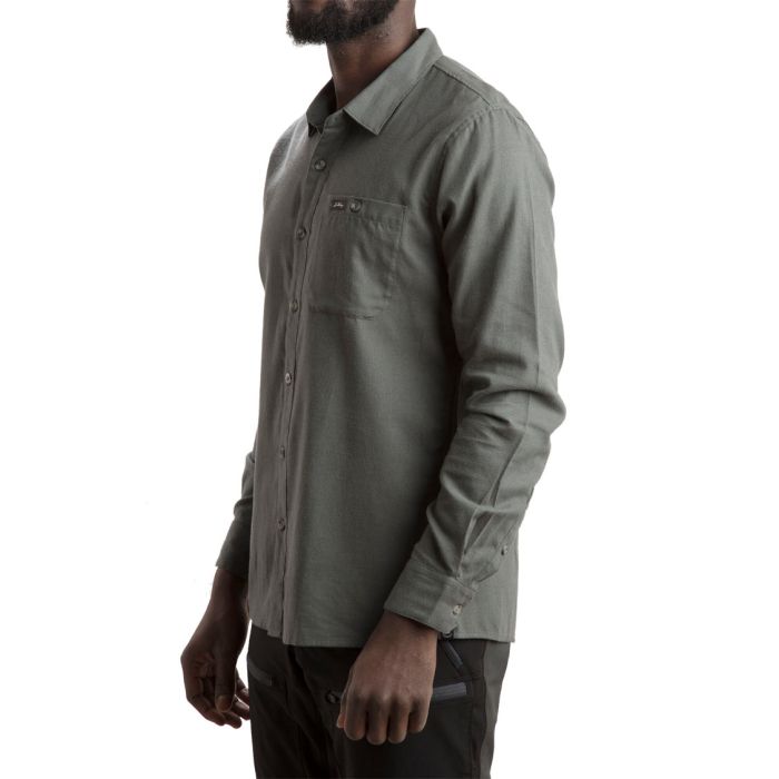 Ekren Solid LS Shirt Men herrekjorte