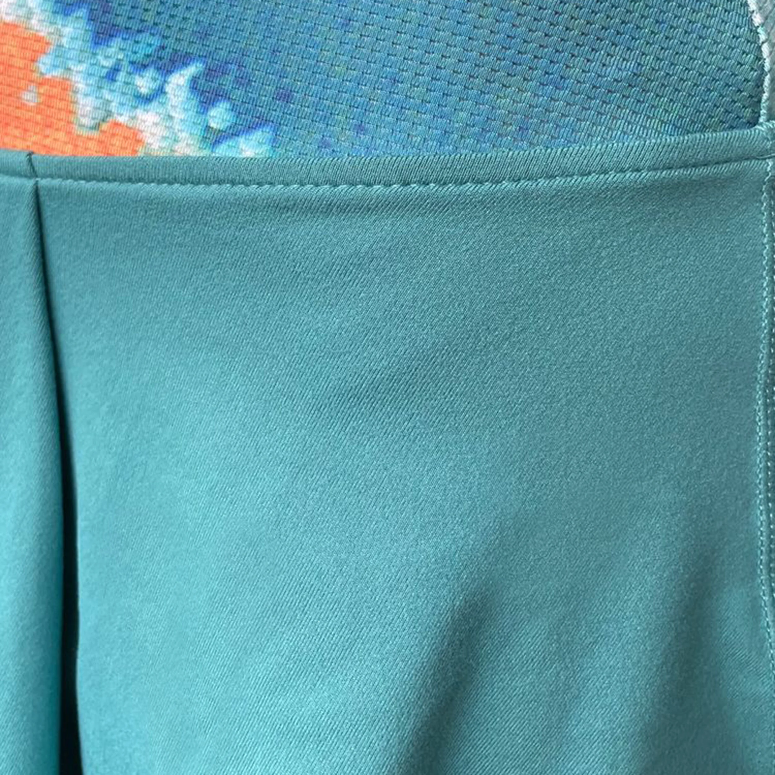 BIDI BADU Melbourne 2025 Printed Jupe Femmes - Bleu Petrol, Orange