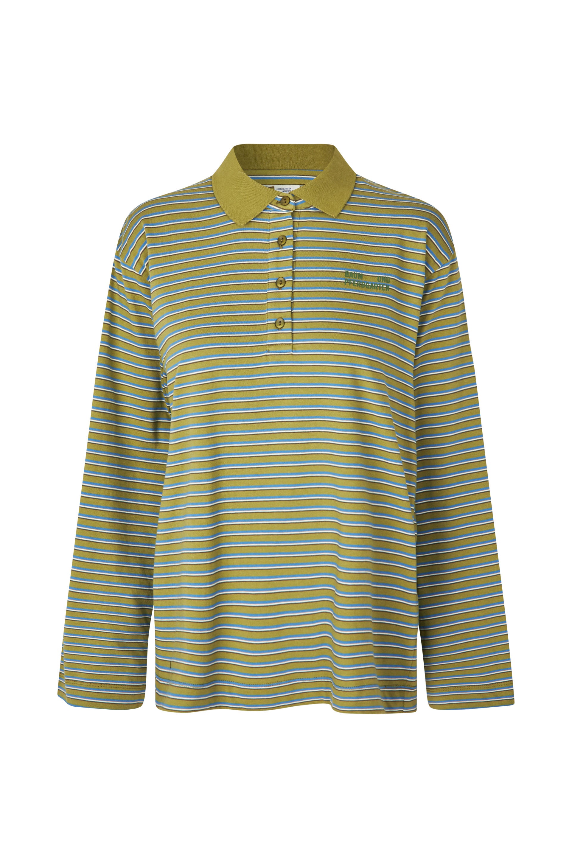 Baum und Pferdgarten  Jeanni polotrøje - Green Polo Stripe