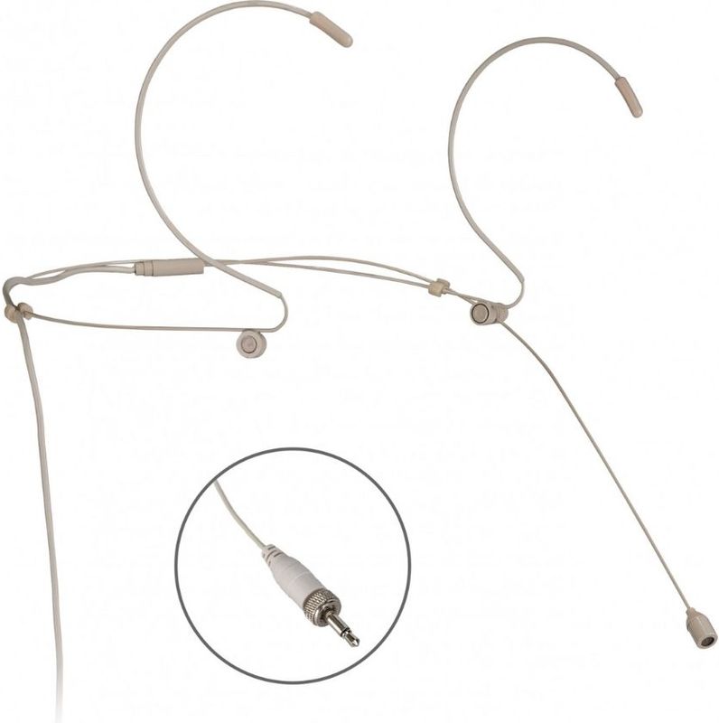 JB Systems HF-HEADSET SKIN - Headset Condensatormicrofoon - Beige