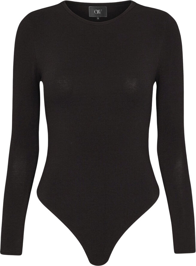 OW Collection ERLA Bodysuit Black caviar