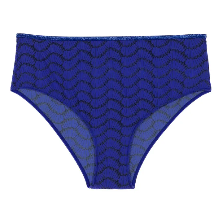 La Nouvelle Shorty Mahi Imprimé | Bleu électrique