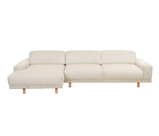 Ecksofa »Penelope«, creme, Longchair links
