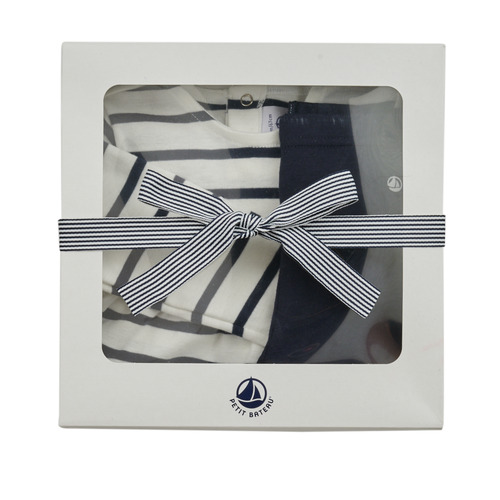 Petit Bateau - LEOPOLDINE - Marine / Blanc