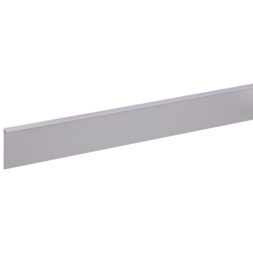 StoreMax afdeklijst metaal zilver 24x6,1x1,2 cm