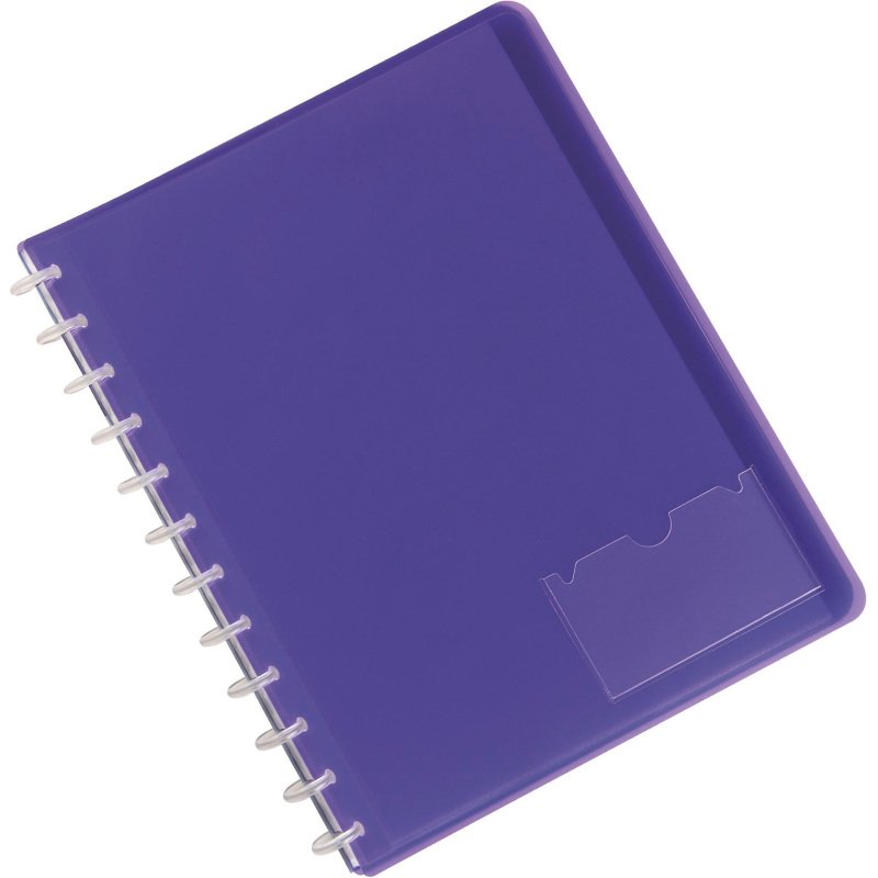 Protège-documents Viquel Géode polypropylène translucide A4 30 pochettes - 60 vues couleurs assorties