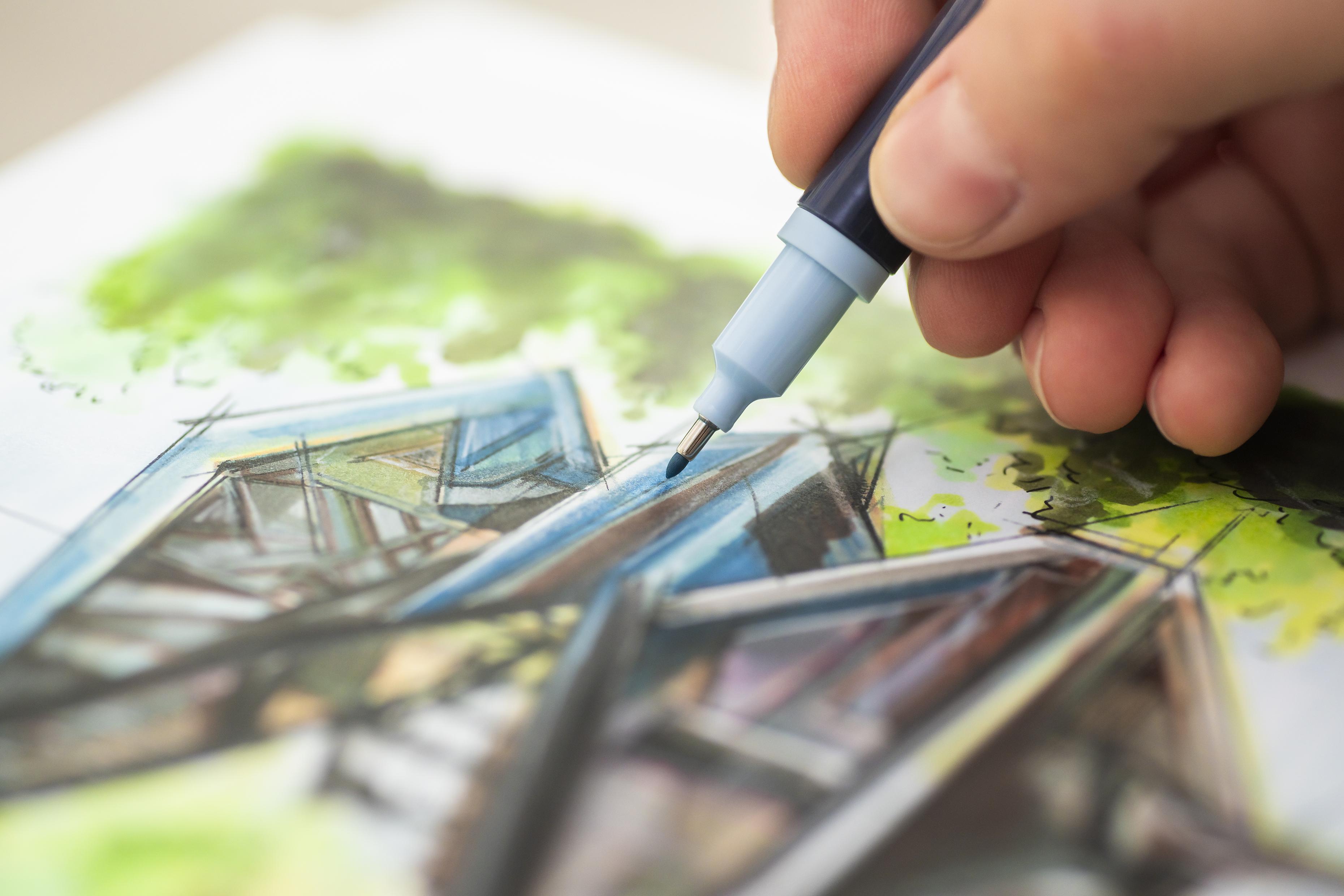 Faber-Castell - Sketch Tuscher Gofa 6ct sæt Architect
