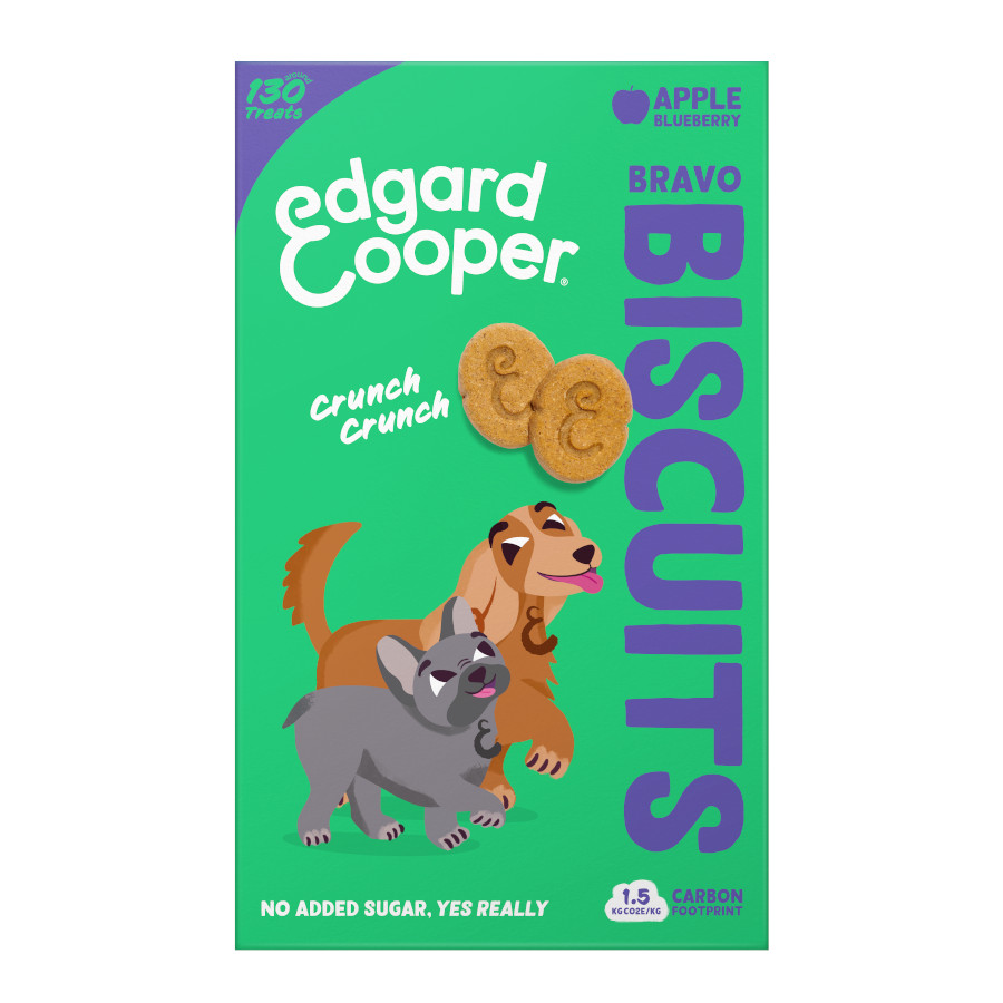 Biscoitos de maçã Edgard & Cooper para cães