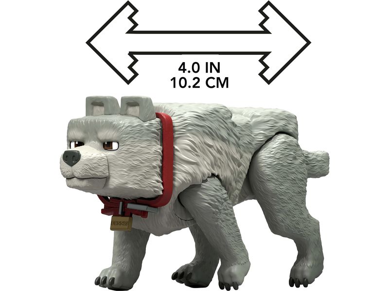 Mattel Minecraft Dennis der Wolf Actionfigur und Zubehör 8 Kinderspielzeugfigur
