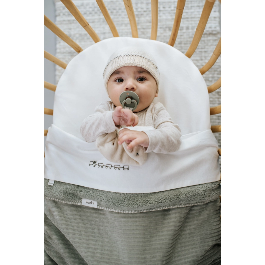 koeka Babydecke Plüsch Vik Grün