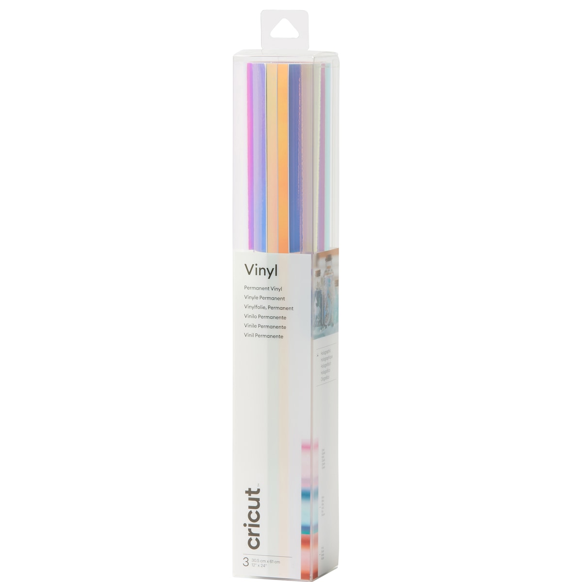 Cricut Holographic Vinyl vinylark 30 x 60 cm (multi-pk.)