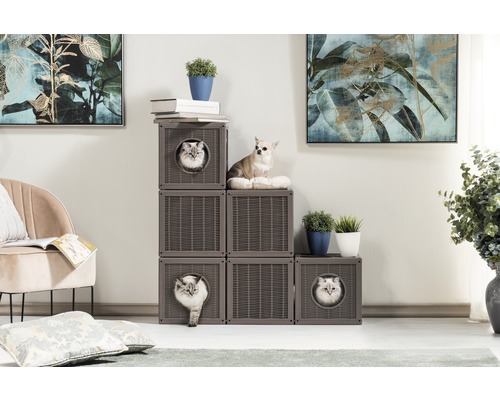 Kattenhuis Bama Pet Qublo 35 x 35 x 35 cm duif