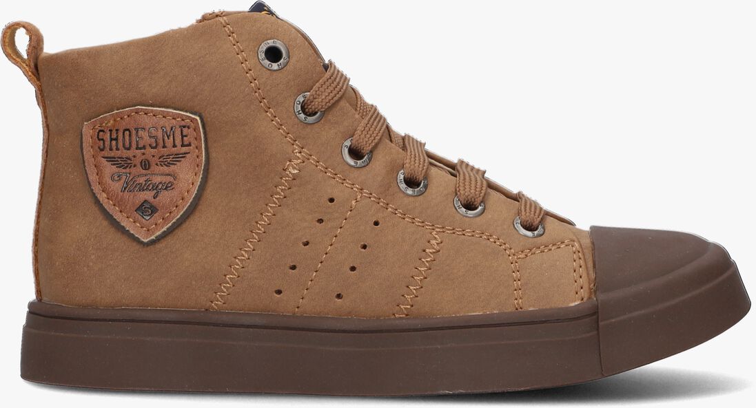 SHOESME cognac shoesme hoge sneaker sh23w036
