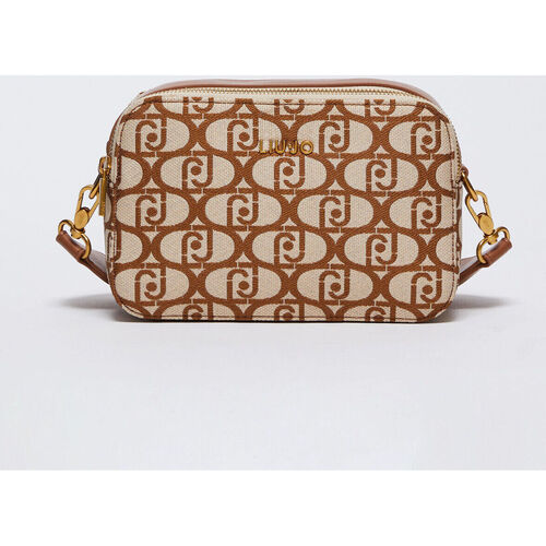 Liu Jo - Bandolera jacquard con logotipo Marrón