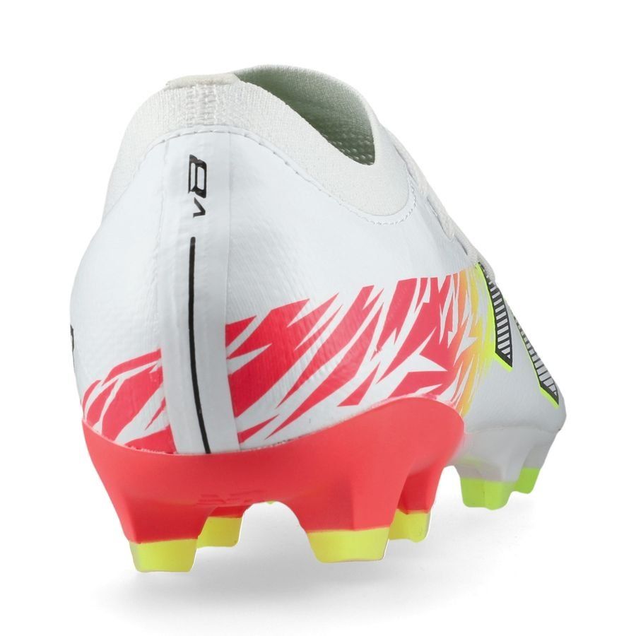 New Balance Furon V8 Pro FG Flash Point - Blanc/Rouge/Argenté