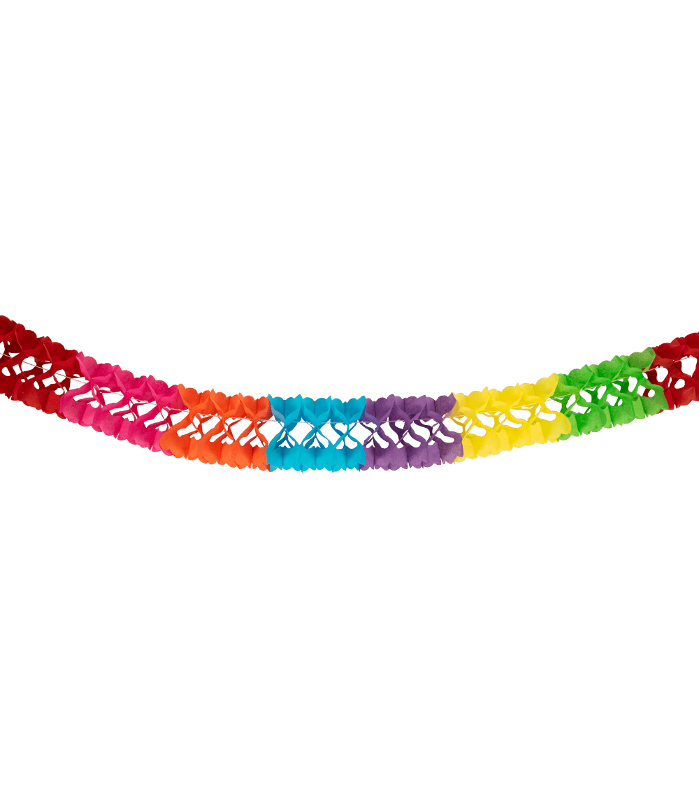 Gekleurde Slinger Papier 6m