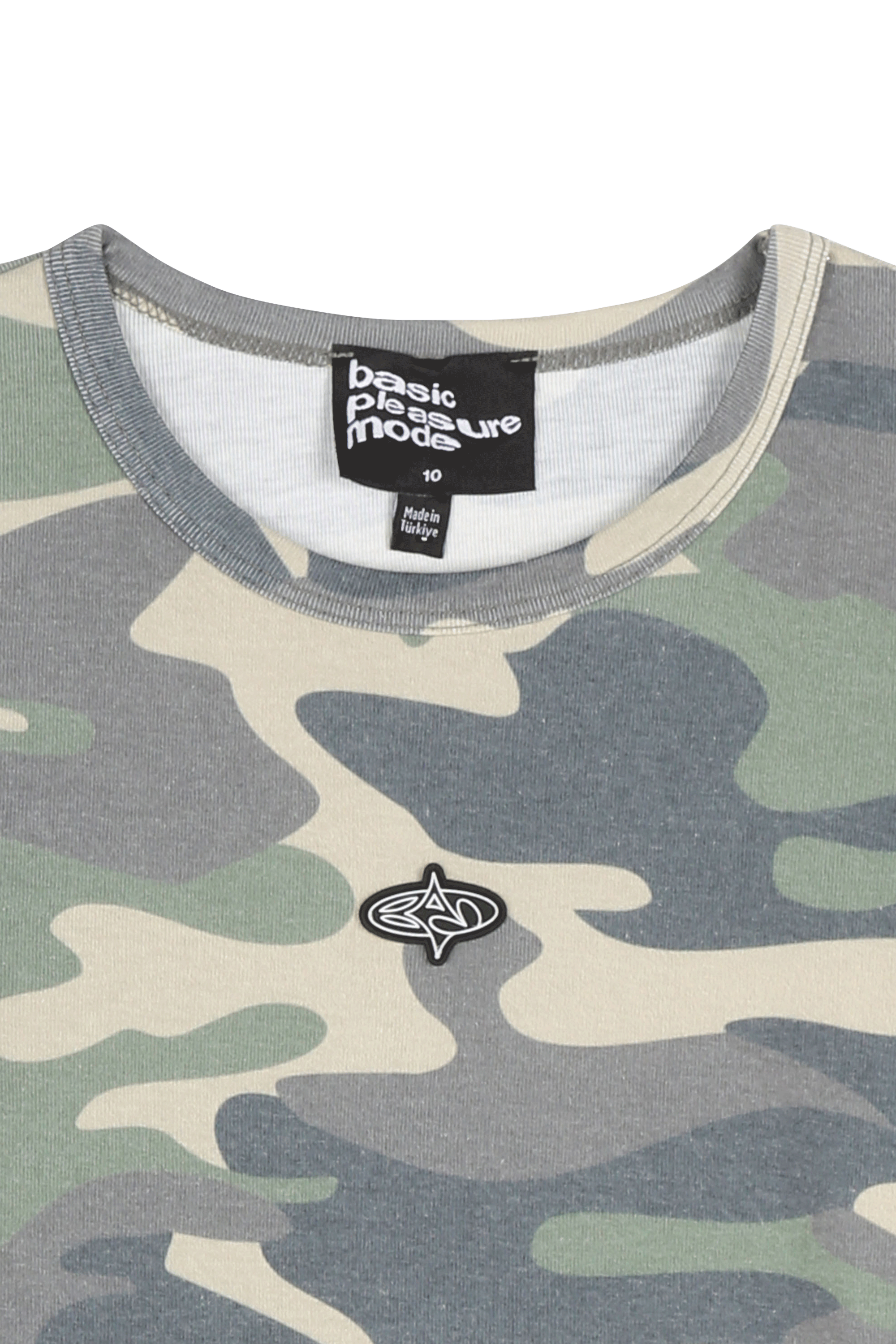 BASIC PLEASURE MODE t-shirt AVRIL CAMO Vert