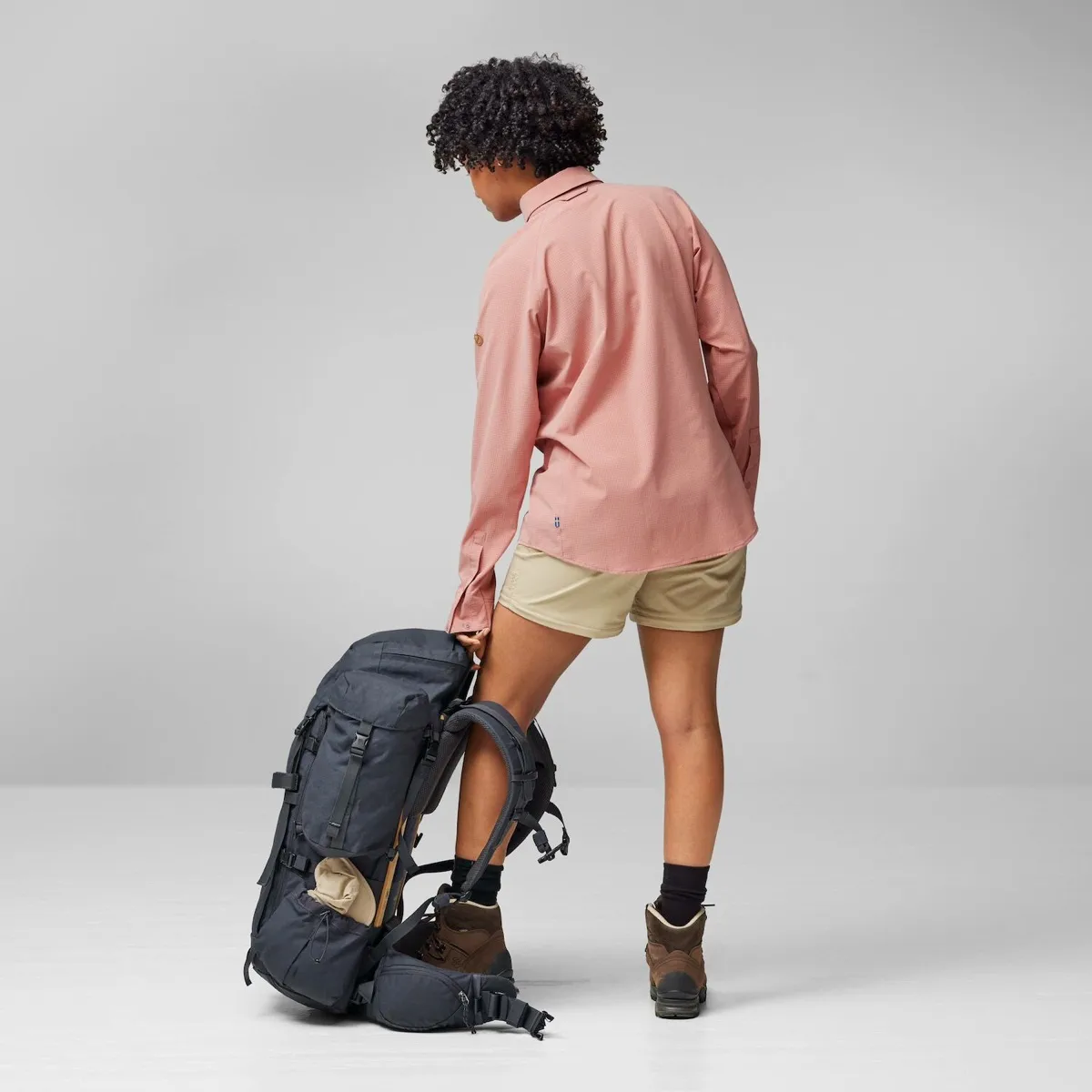 Fjällräven Abisko Trekking Shirt W Dusty Rose