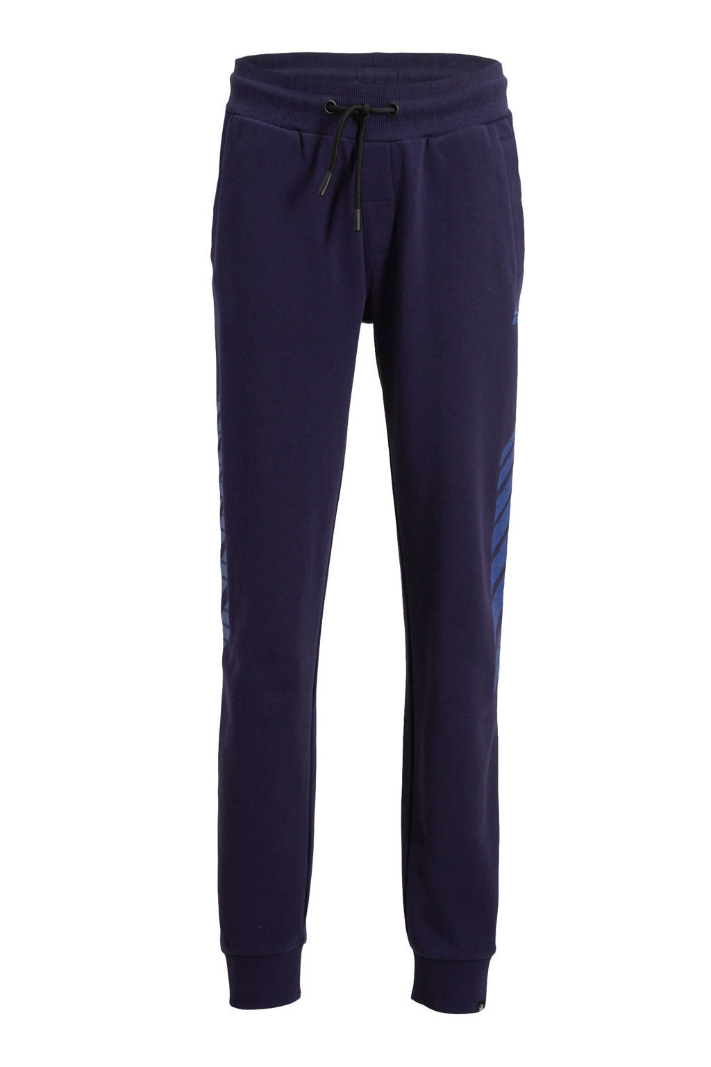 Me & My Monkey joggingbroek Rachid met printopdruk donkerblauw