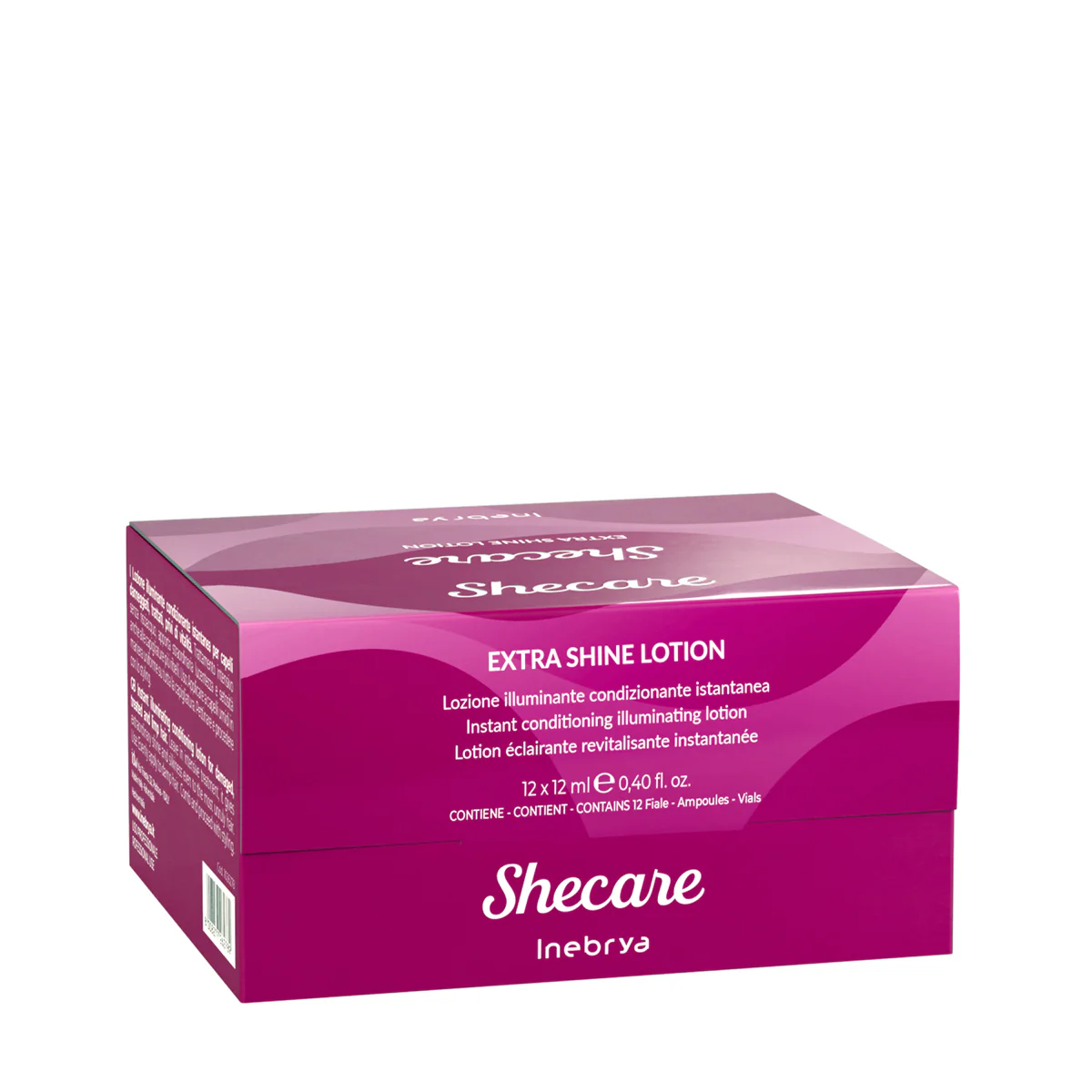 Lotion revitalisante Extra Shine 12x12ml Shecare 144ml