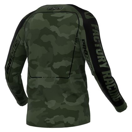 Maillot cross FXR CLUTCH 24 2024 - Vert / Noir
