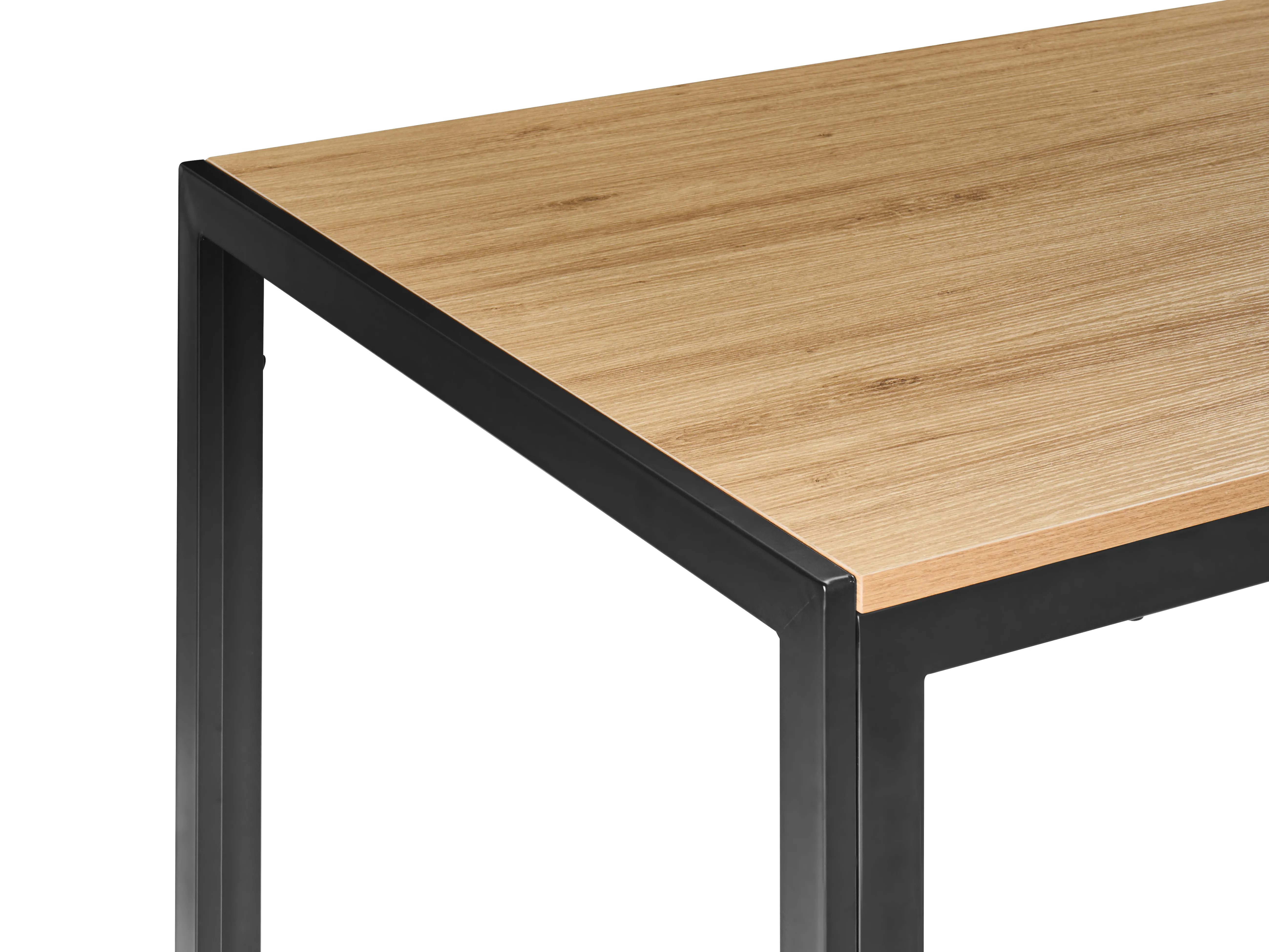 Eettafel MANN Bruin/zwart 80 cm 120 cm