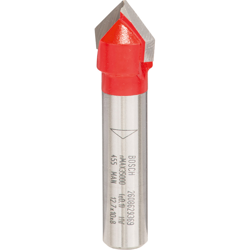 Bosch V-groeffrees 8 : 12,7x10mm