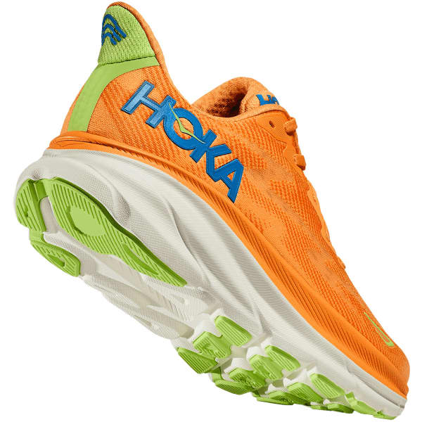 Chaussure running HOKA ONE ONE CLIFTON 9 SOLAR FLARE / LETTUCE