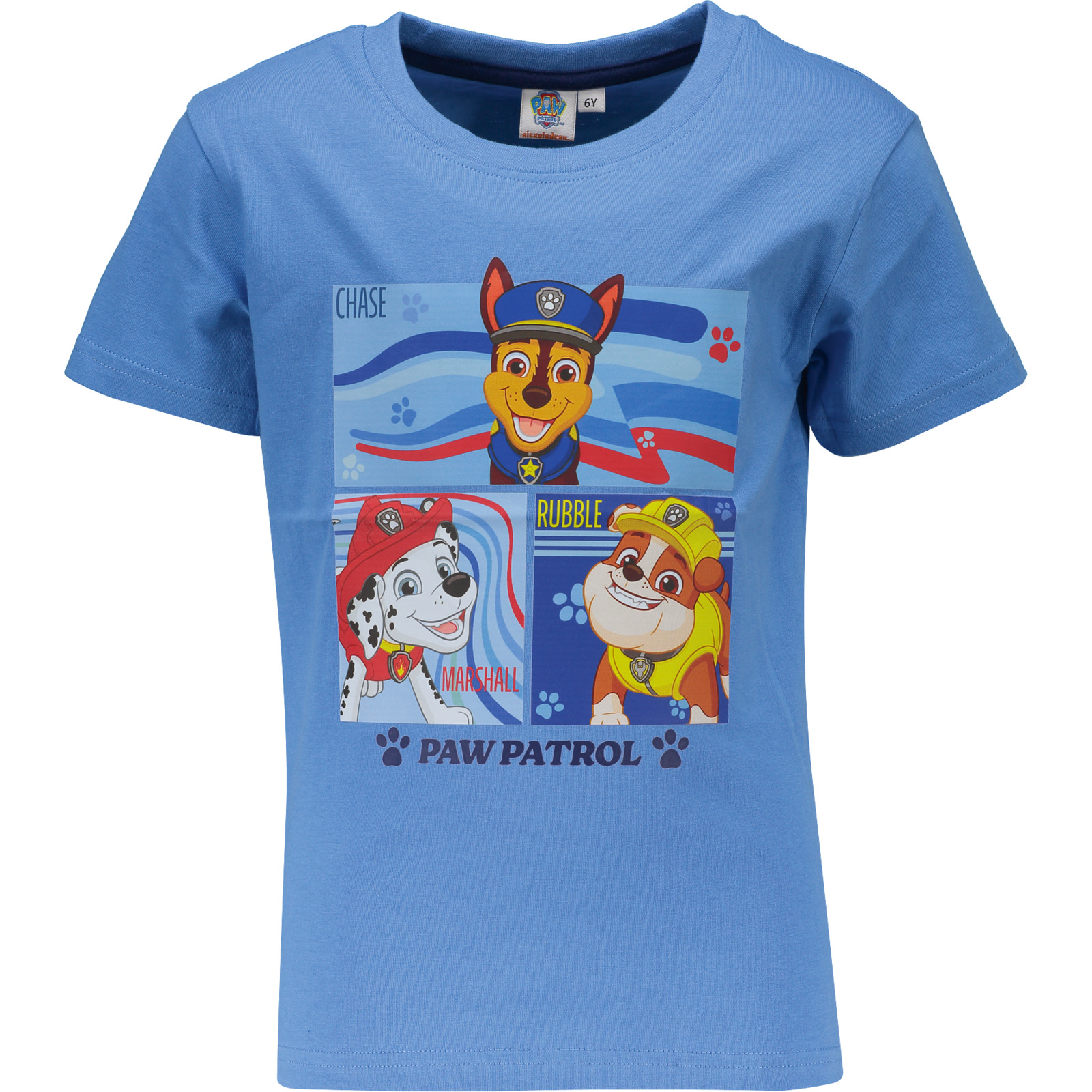 Kinder-T-Shirt Paw Patrol blau