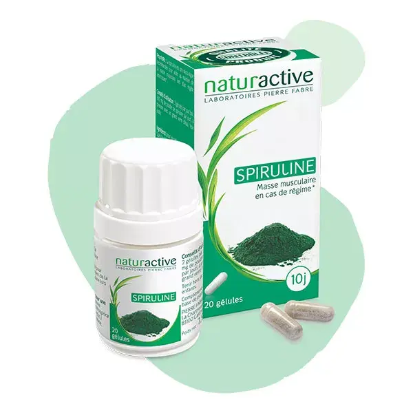 Naturaactive Spirulina 20 cápsulas