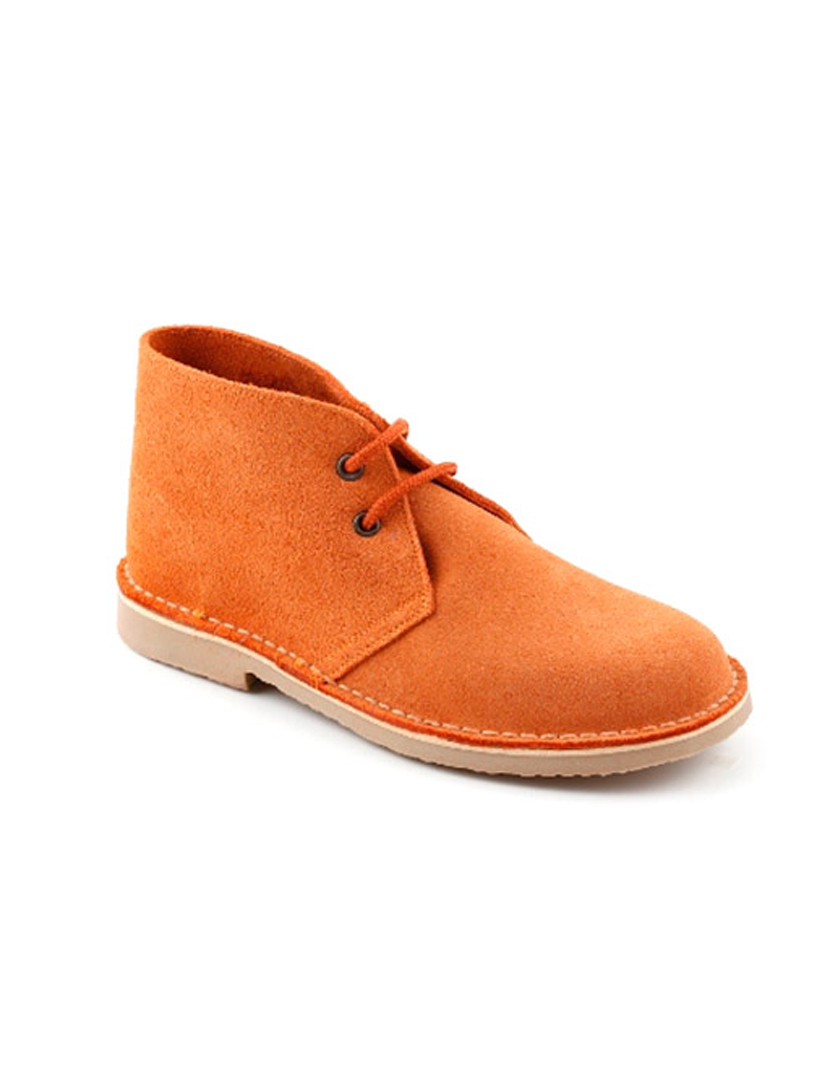 Safari Kids Lace-Up Boots Orange