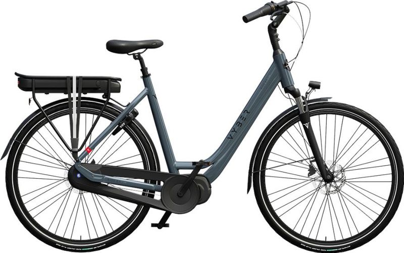 Vyber - Ride E1 Lite - Elektrische Fiets - Silent Grey - 378Wh Accu
