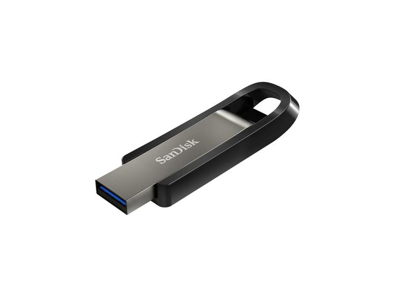 SanDisk USB-Stick Extreme GO 128 GB USB-Stick mit 128 GB Speicherkapazität und 400 MB/s Lesegeschwindigkeit
