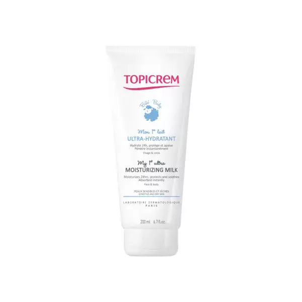 Topicrem Bébé Mon 1er Lait Ultra Hydratant Visage & Corps 200ml