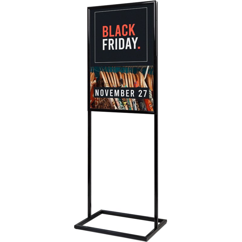 Présentoir d’affiche decor à encliqueter A1 Noir