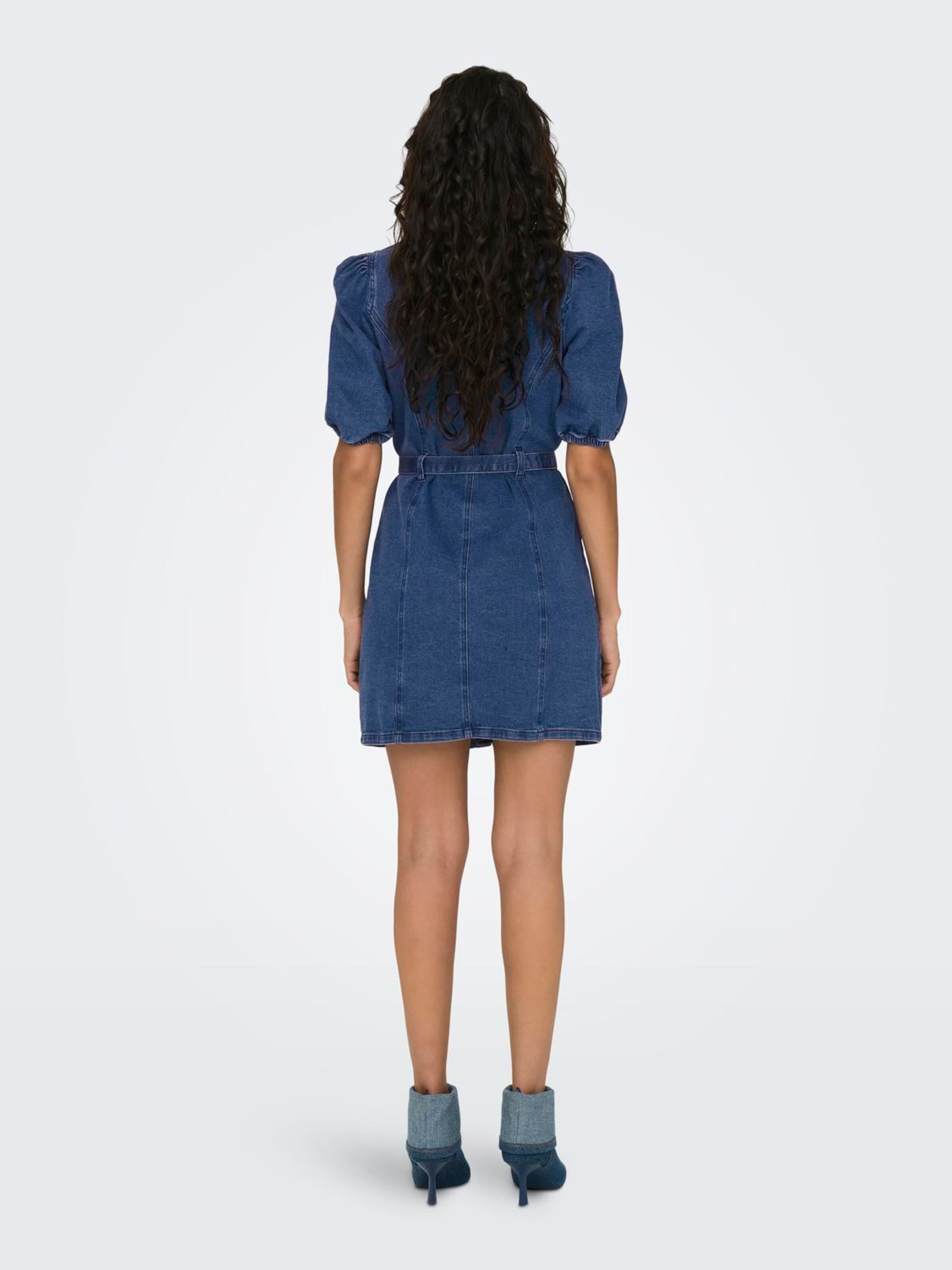 Only Dames jurk blauw