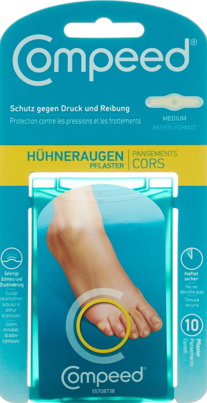 COMPEED Hühneraugenpflaster M 10 Stk