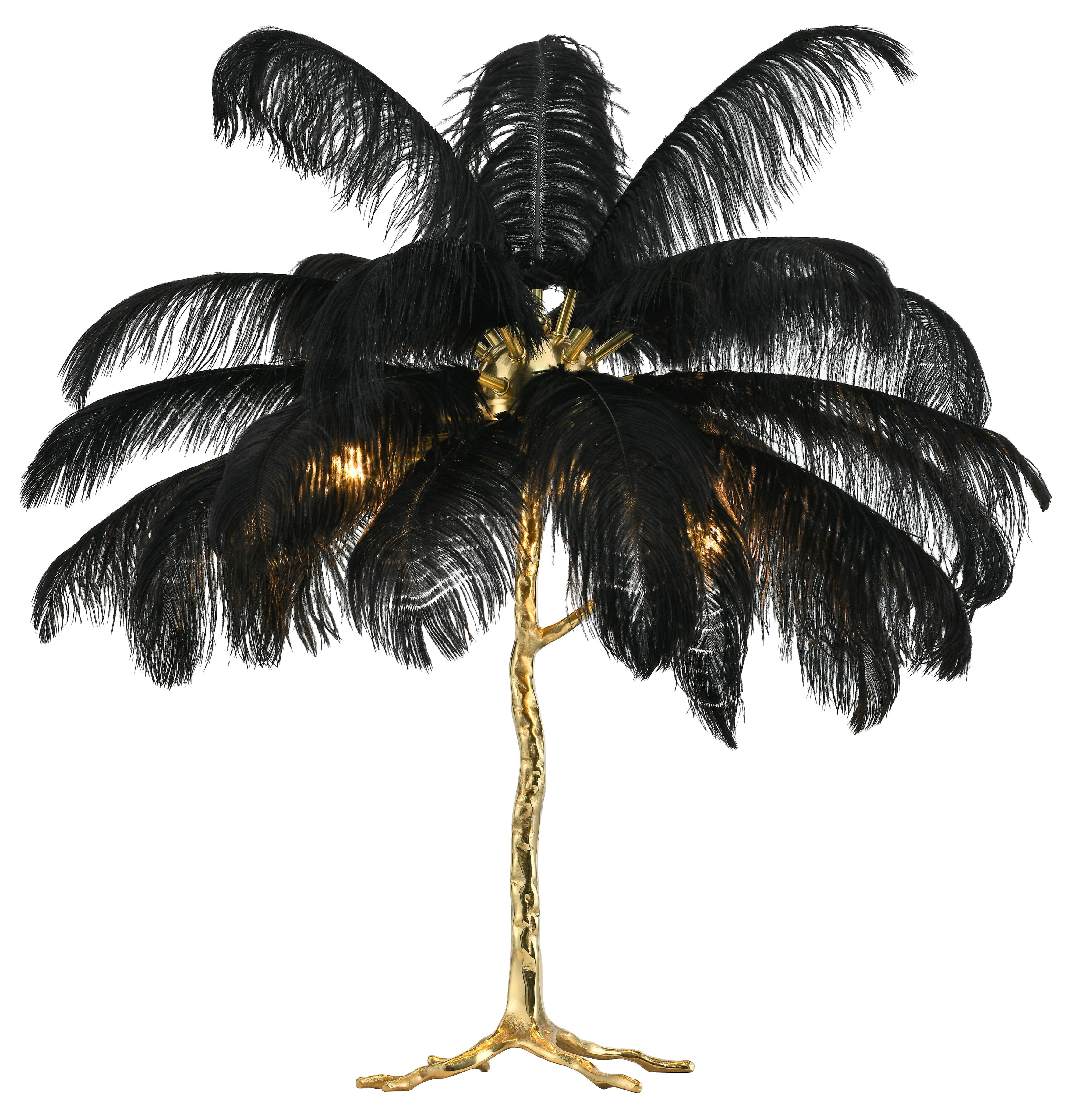 Vloerlamp Zwart Struzzo ⌀94  x H80 cm