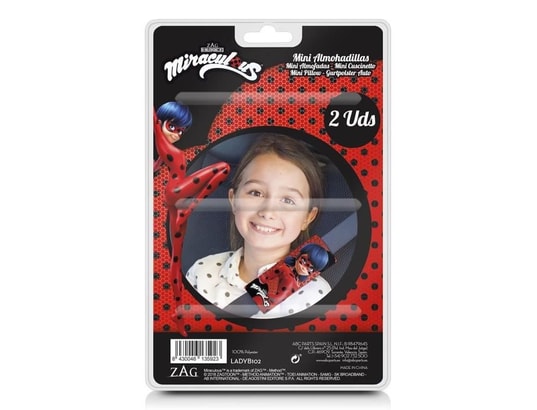 LADYBUG - Coussin de ceinture 2 mini fourreaux miraculous
