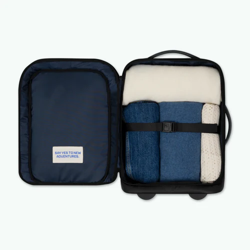 Valise souple 2 roues XS Amiens noir
