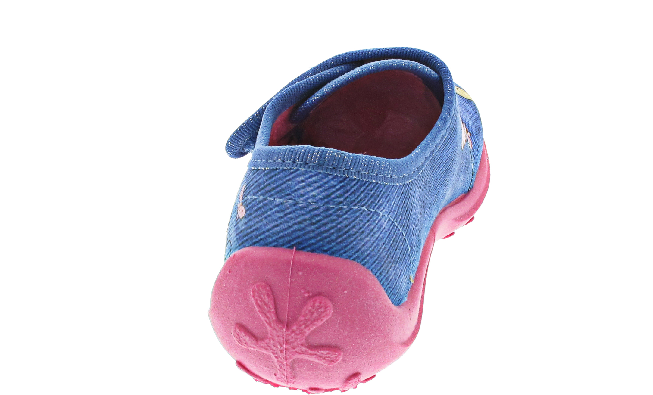 Fischer Markenschuhe Hausschuh blau